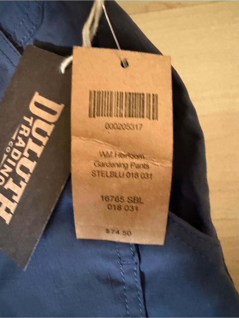 Duluth Trading Co Men’s Steel Blue Relaxed Jeans